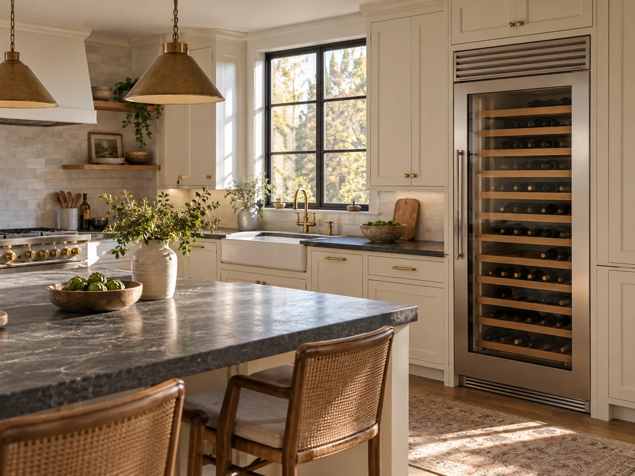 Illustration of a Sub-Zero wine cooler