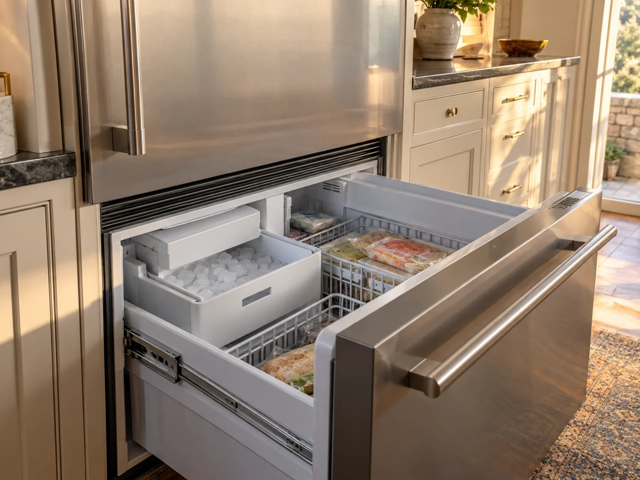 Illustration of Sub-Zero ice maker