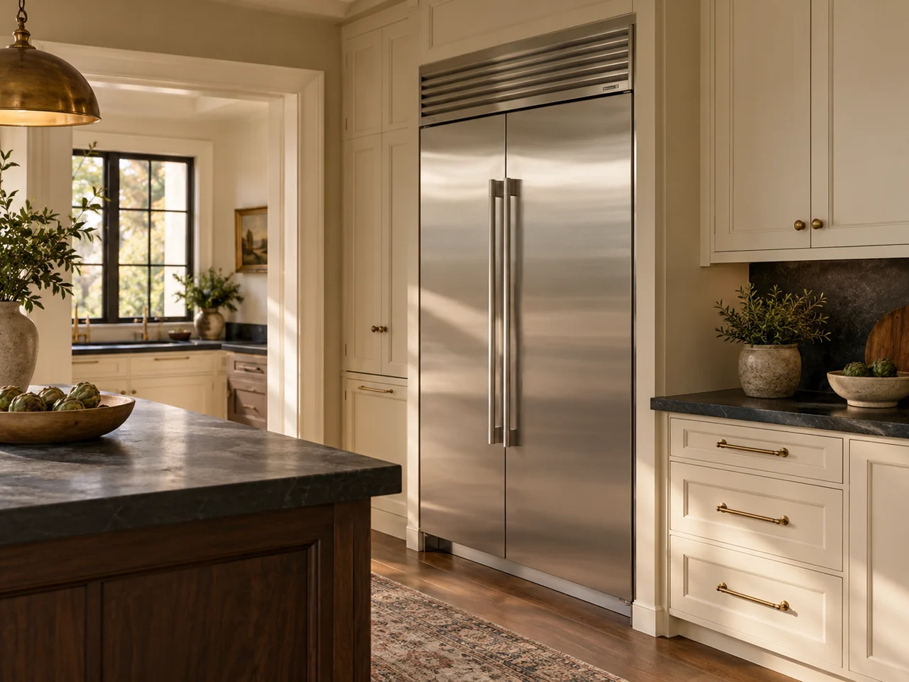 Illustration of Sub-Zero refrigerator
